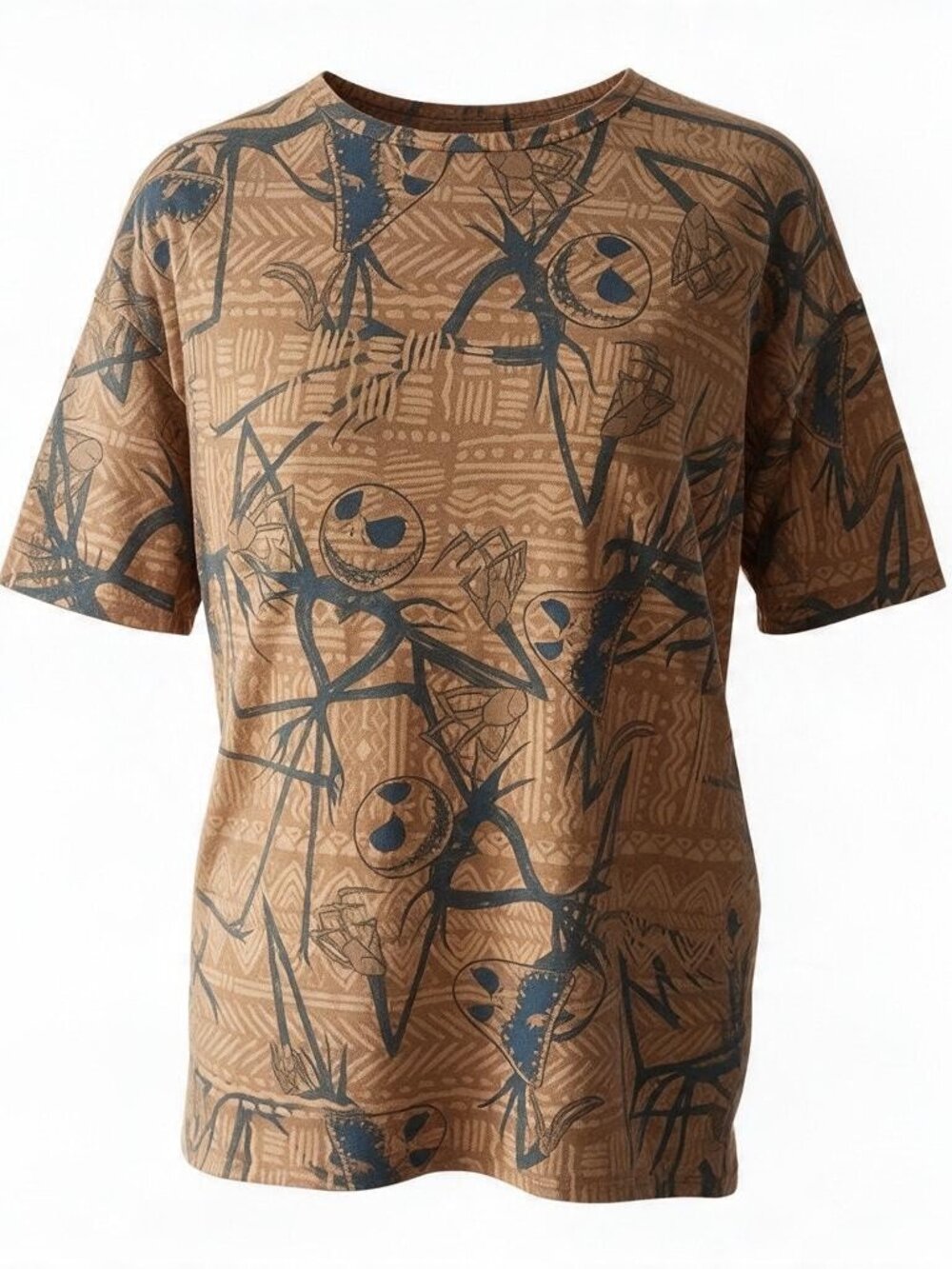 LuLaRoe IRMA T-shirt Halloween Disney Jack Skellington Short Sleeve Women Sz XXS